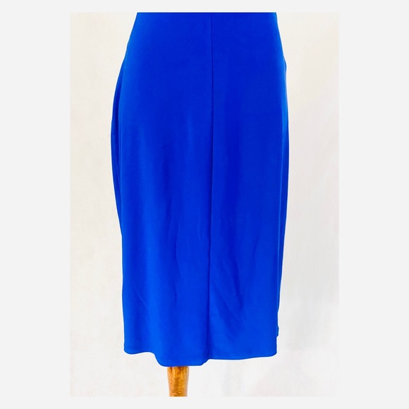 Lauren Ralph Lauren Cowl Neck Ruched Jersey Dress - Picture 9 of 12